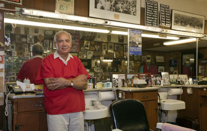 African American barbershops and e