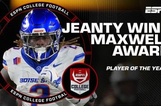 Ashton Jeanty Wins Doak Walker Award and Maxwell Award