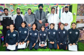 Athletes at Dronacharya Chenab Sports Academy honored