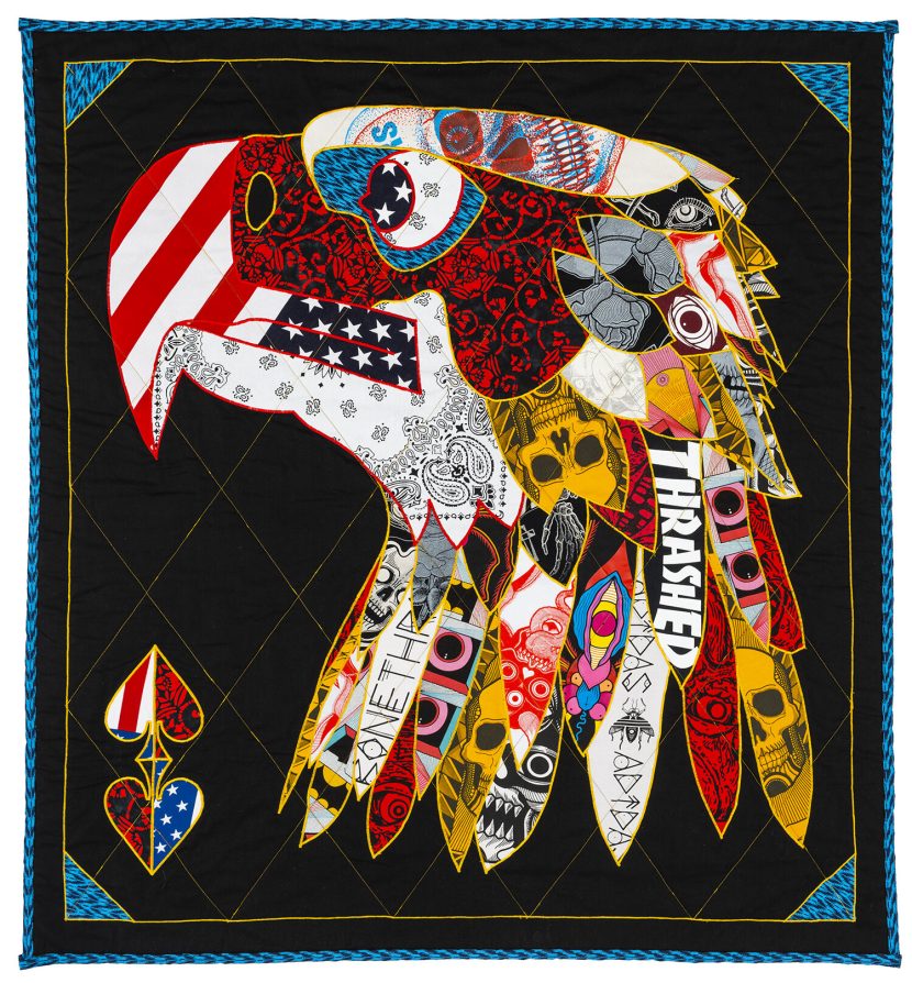 Ben Venom is not your typical quilter. His textiles draw from skateboards, music and memories