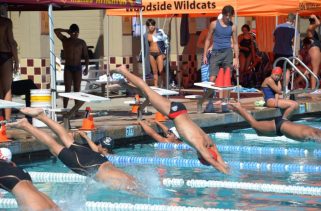 Boys swimming