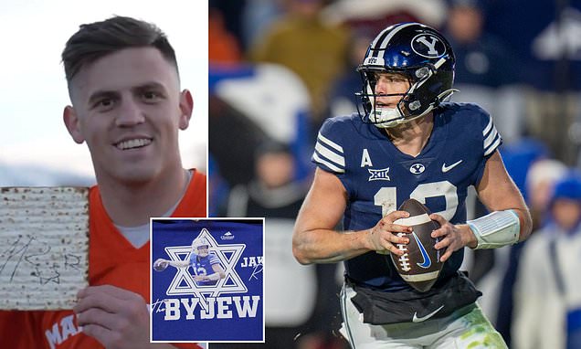 BYU's star Jewish QB scores deal with Manischewitz