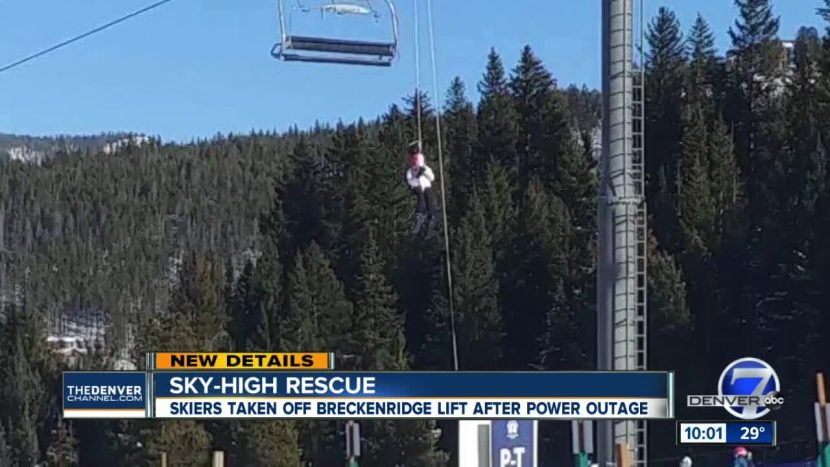 Colorado ski lift rescue