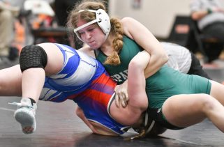 District 3 girls wrestling dual competition outcomes at