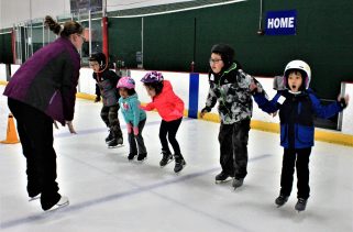 Ice skating