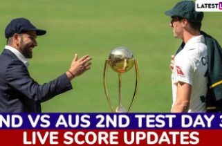 India vs Australia LIVE Cricket Score, 2nd Test Day 3