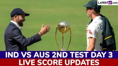 India vs Australia LIVE Cricket Score, 2nd Test Day 3