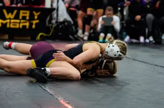 Iowa women's wrestling Jewell Duals summary