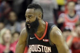 James Harden couldn't miss in the 1st half