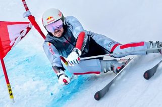 Lindsey Vonn, aged 40, makes a comeback in competitive skiing, targeting World Cup events.