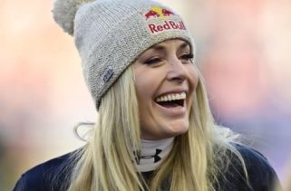 Lindsey Vonn wraps up 24th place in the downhill event in her initial race since revealing her comeback at the age of 40.