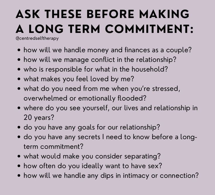 'Long term commitment'