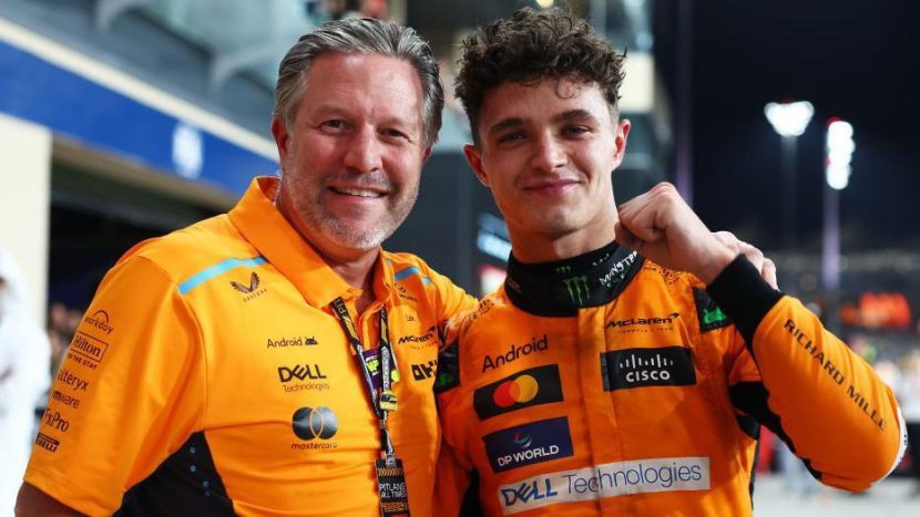 Max Verstappen collides with Oscar Piastri while Lando Norris claims victory in the F1 Abu Dhabi Grand Prix.