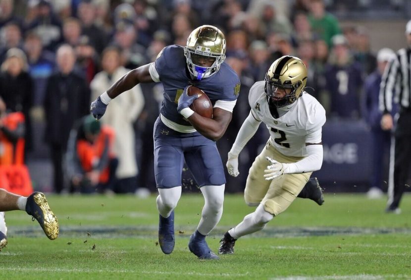 Notre Dame rolls past Indiana in College Football Playoff opening game