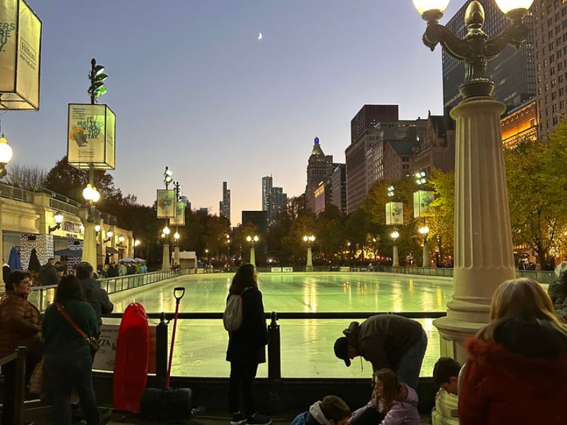 Portage's Ice Rink at Millennium Park ready to commence for the season