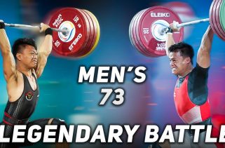 Rahmat is here…. And he appears to be powerful! #weightlifting