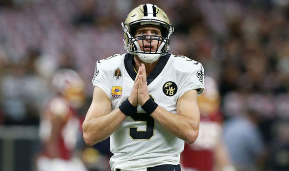 Saints quarterback Derek Carr exits victory against the Giants prematurely due to a hand injury following a strange tumble.