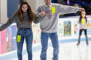 Skateboarding club teaches new members and sticks the landing