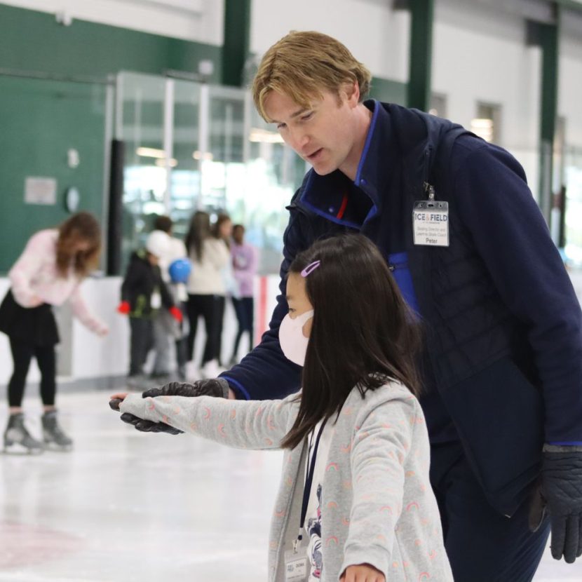 Skating on ice in Belton