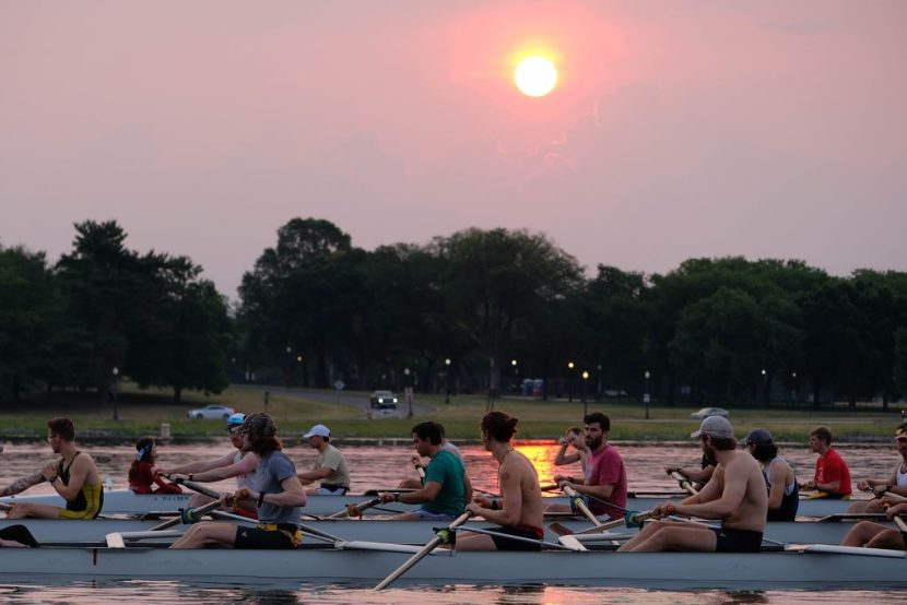 Student aids in the rebranding of All Aboard Youth Rowing in Warrington