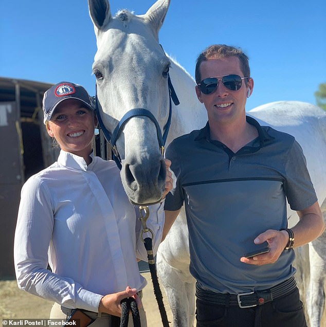 Teddi Mellencamp spotted with horse trainer at daughter Slate's equestrian competition after ...