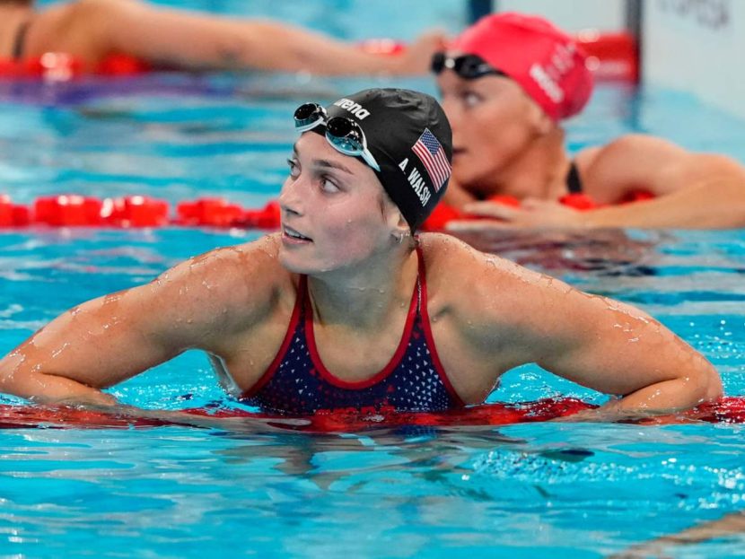 Top swimmer back for Broncs takes first in pair of events at Riverton
