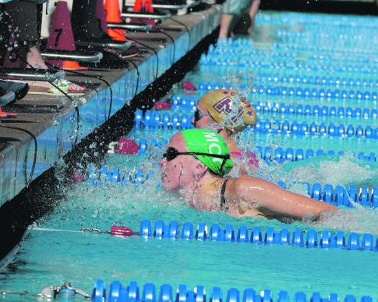 Women's Swimming concludes in second place