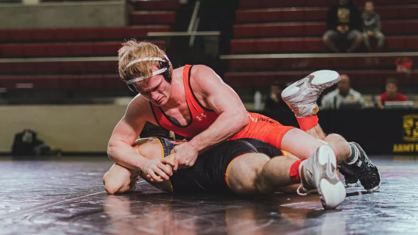 Wrestling claims the weekend with two wins against Pennsylvania and VMI