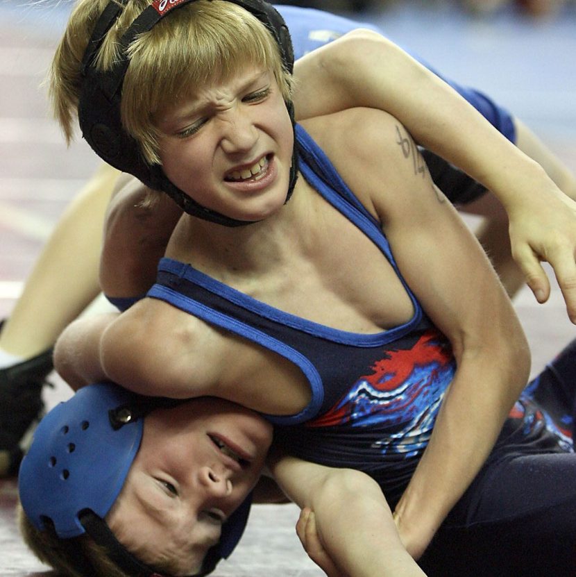 Wrestling in high school