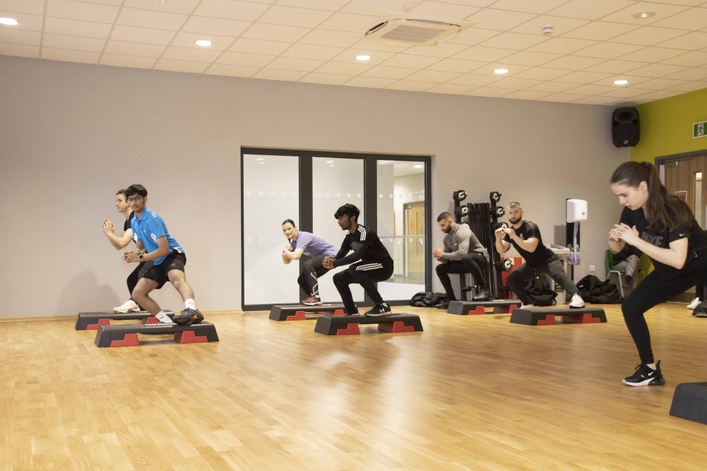 Aerobics Exercise to Music