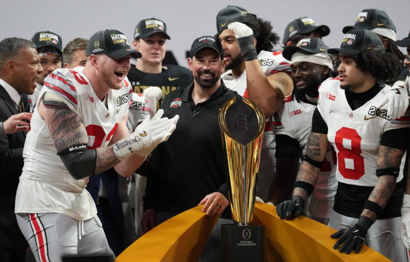 Buckeyes celebrate National Championship victory