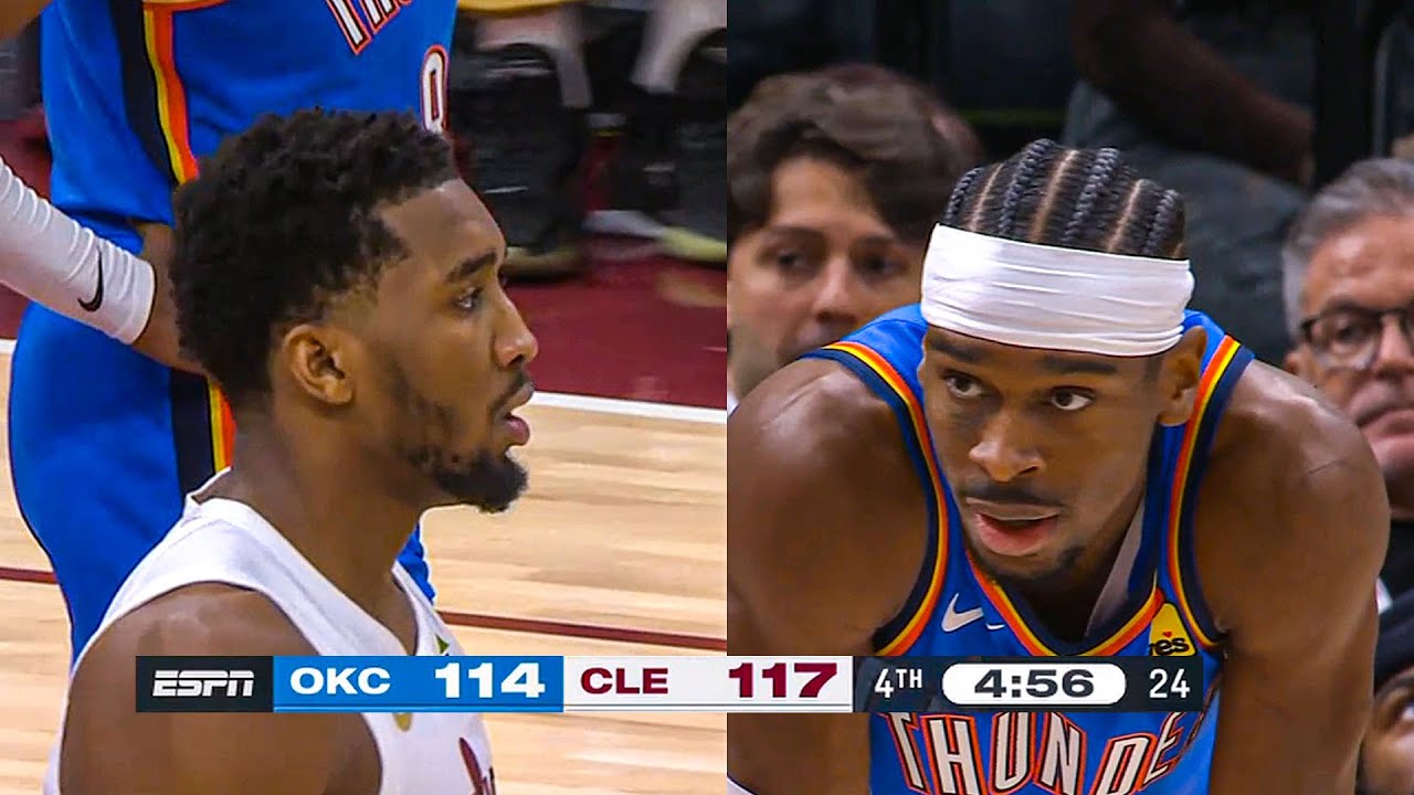 Cleveland Cavaliers @ Oklahoma City Thunder Live Scoreboard