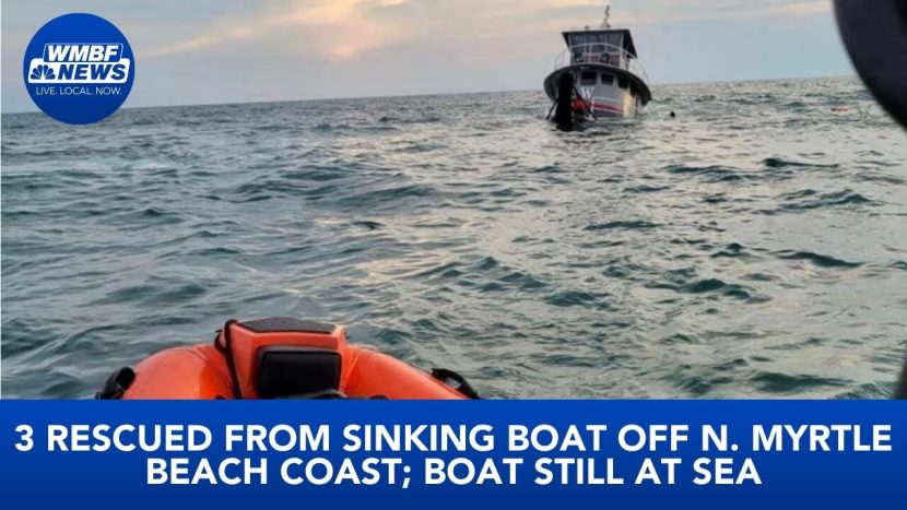 Coast Guard, responding vessels rescue 4 U.S. boaters from life raft on the Atlantic Ocean