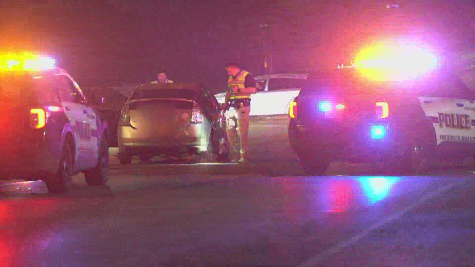 Fence dragged across yard, vehicle struck in hit