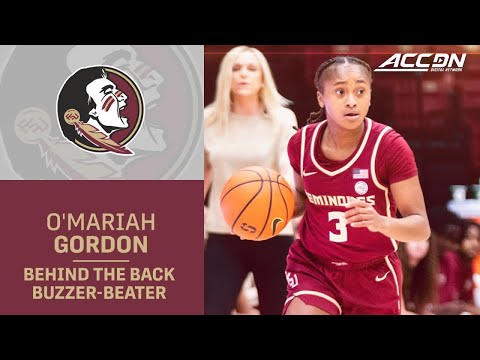 Florida State's Syndey Bowles Crosses the Defender And Causes A Spill