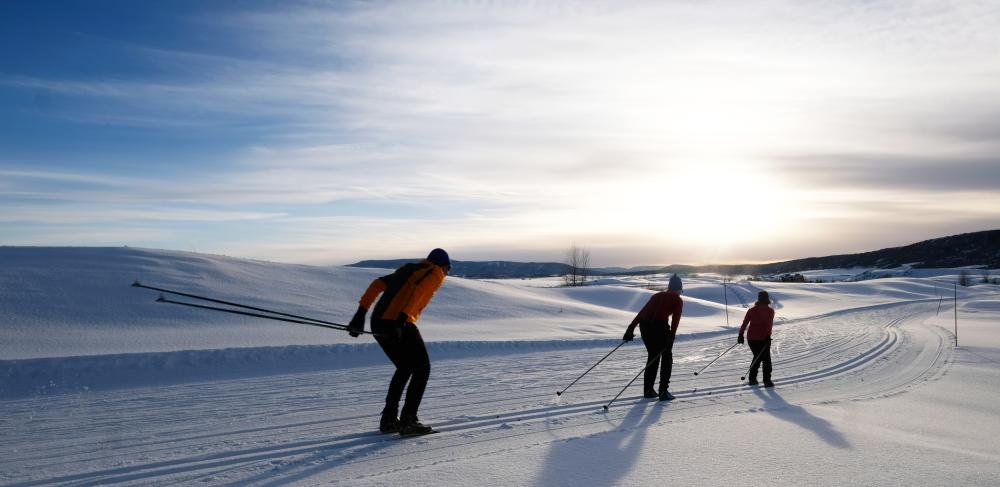 How a golf course transformed into groomed ski trails
