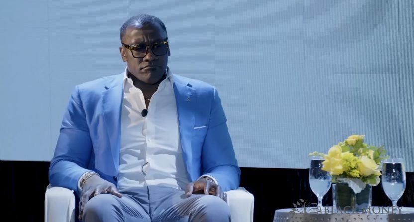 Shannon Sharpe on Skip Bayless Suit