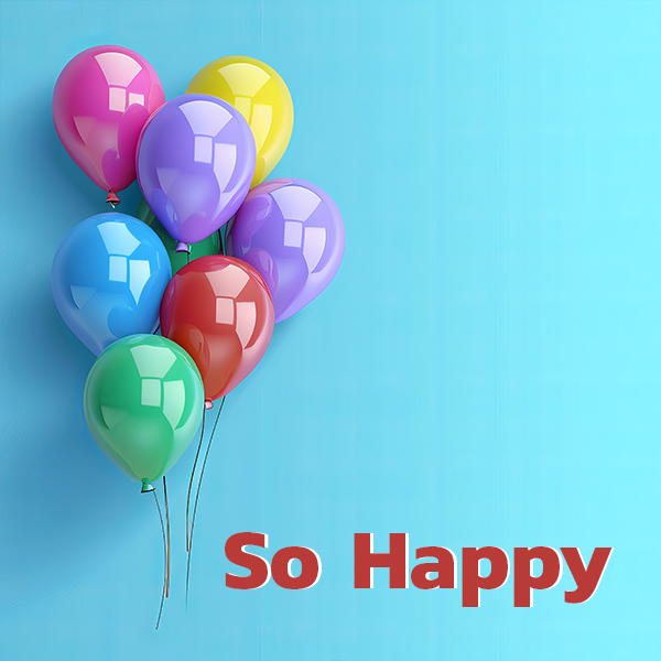 'So happy'