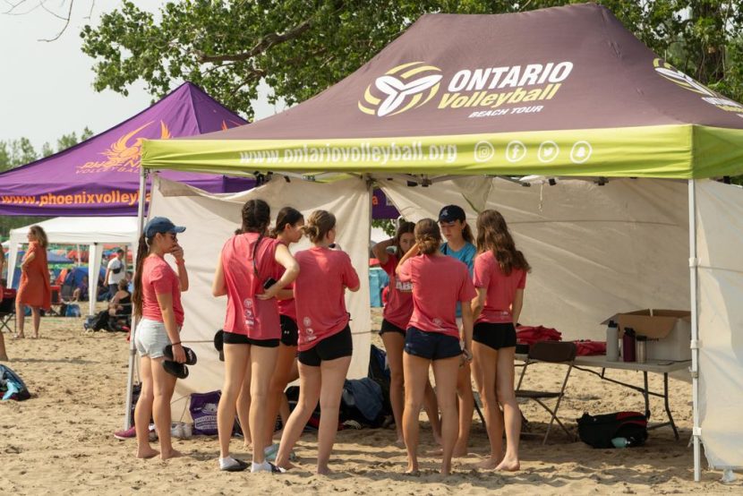 Talent on display at beach volleyball