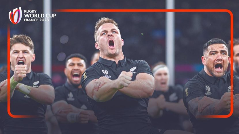 The Haka in the rain 🌧️ #rugby #haka