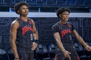 Third time playing against each other in the NBA for the Thompson twin...