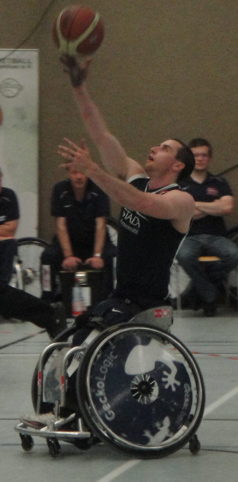 Wheelchair basketball player Steve Serio