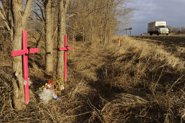 Crash damages fence at Old Miners Cemetery in Roundup