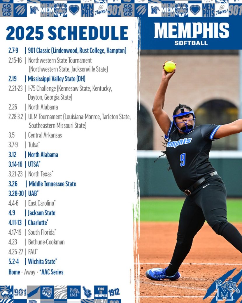Hampton Softball Begins 2025 Season at the 901 Classic