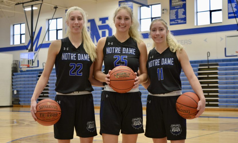High school basketball team has three sets of twins