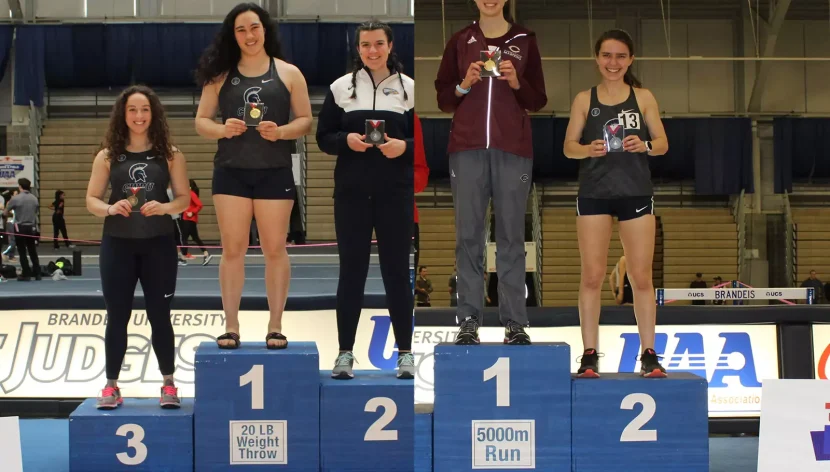 Denison Women Remain in Third Place After Two Days of Championship Competition