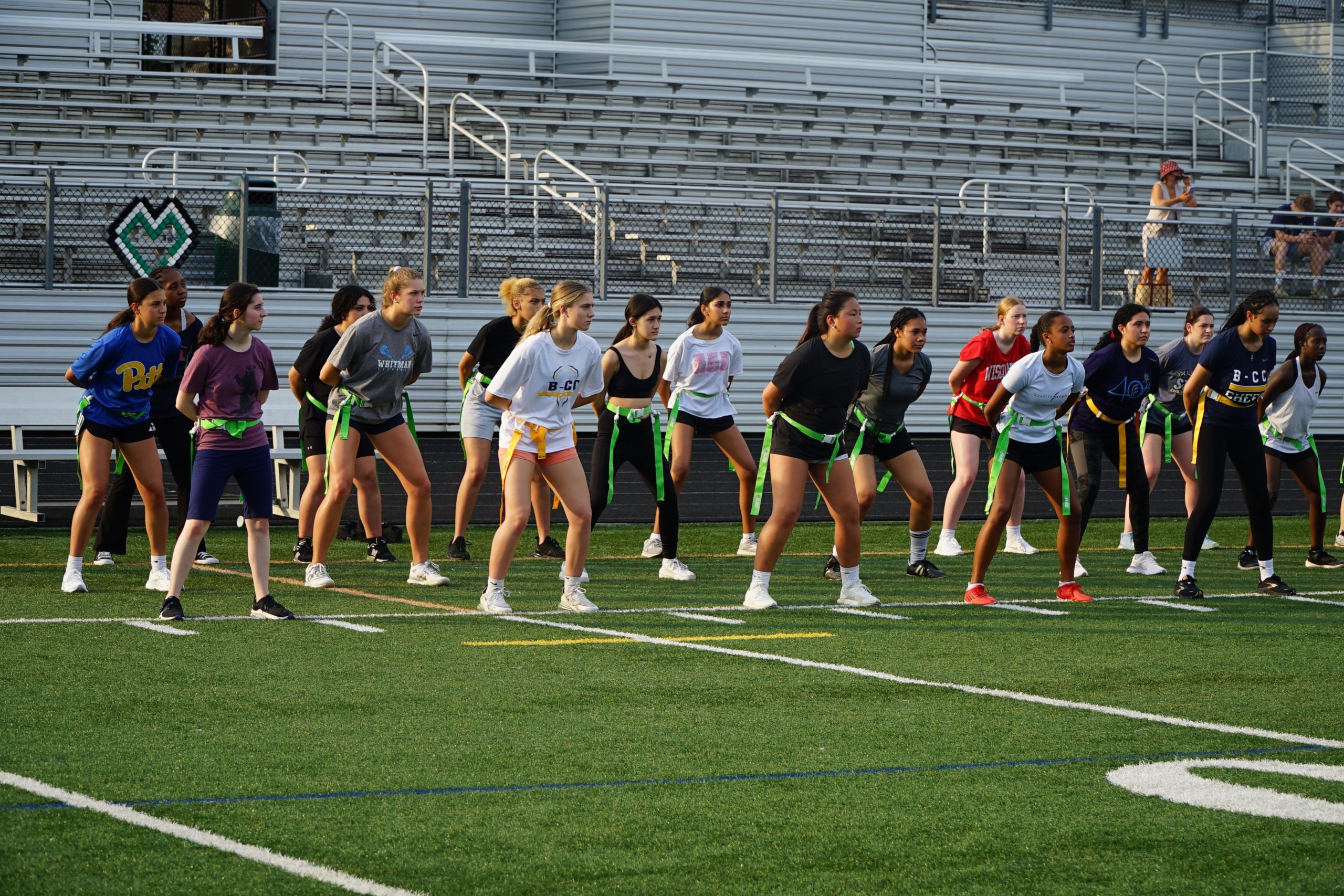 Girls flag football