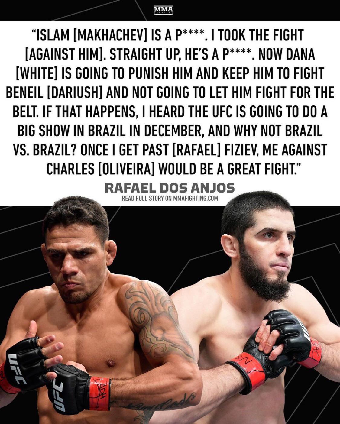 A UFC newcomer has suggested that Khabib Nurmagomedov and Islam Makhachev aren't ...