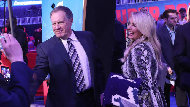 Bill Belichick's Girlfriend Halting Interview Goes Viral—'Awkward'