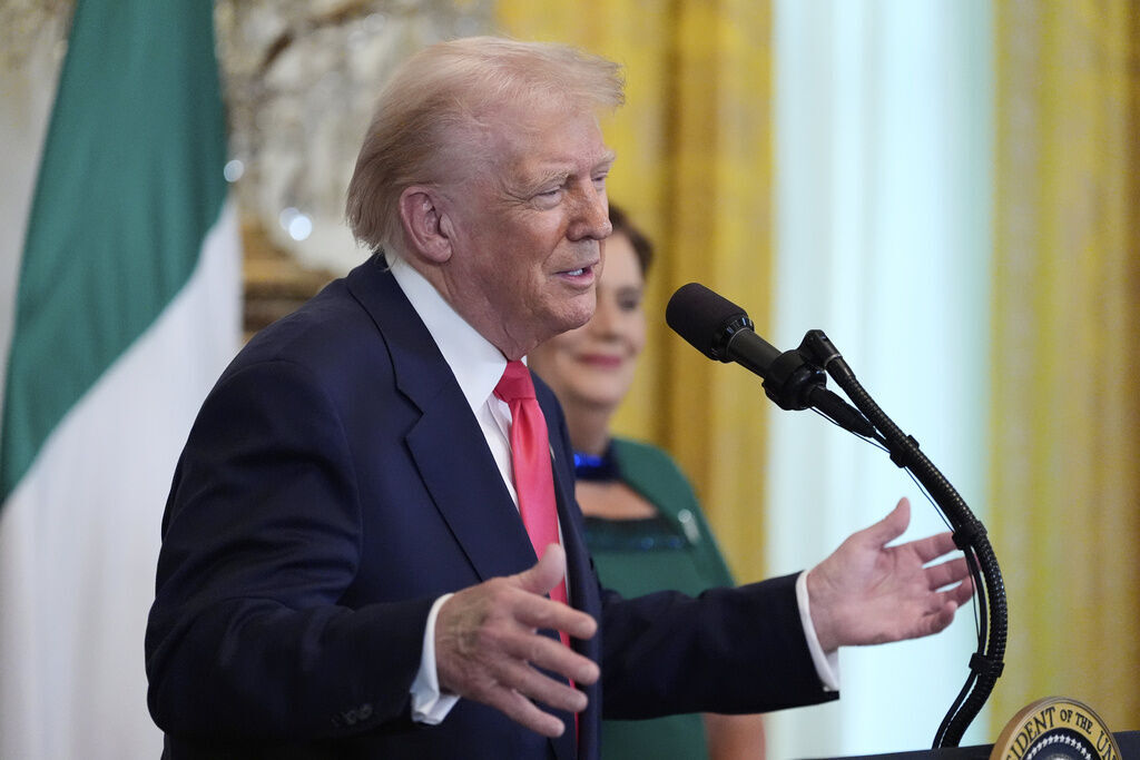 Democrats hammer Trump for his weekend of golf as stocks tumble
